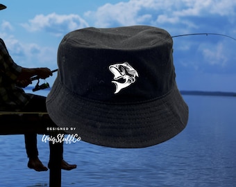 Black Fishing Bucket Unisex Hat Trendy Outdoor Summer Beach Urban Leisure Everyday Hats Hot Fun Summer Beach Vacation Headwear Bucket Hat 2