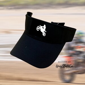 Motorcycle Sun visor - Hat for Outdoor - Sun Visor - Outdoor Visor - Designed and Printed in USA -  One Size For All - offroad Sun visor 2