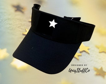 Star Sun Visor Coffee Sun visor - Sun Visor - Outdoor Sun Visor - Diseñado e impreso en EE. UU. - Talla única para todos - Sun Visor One star