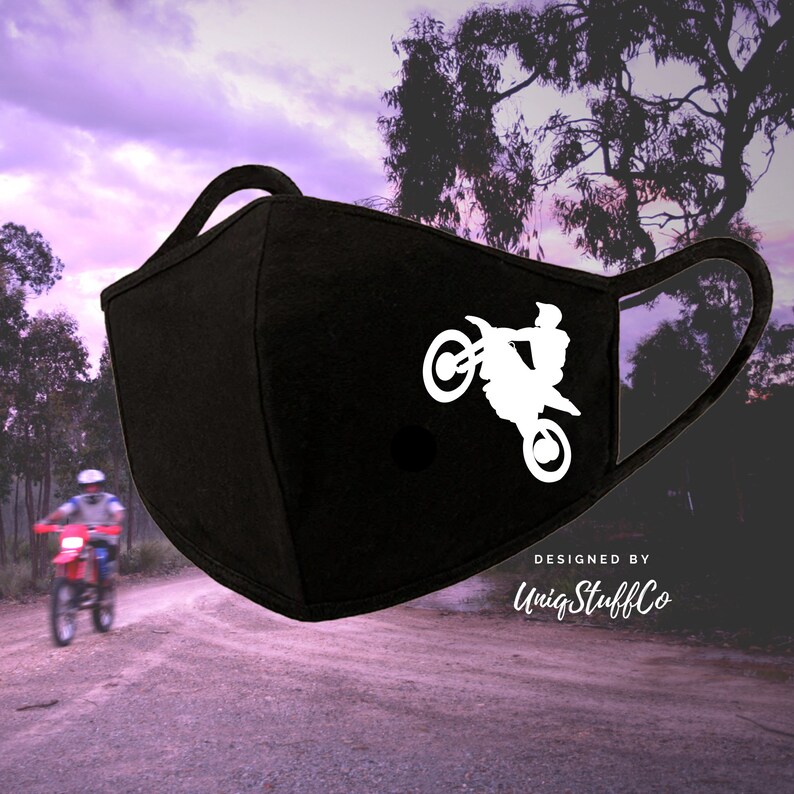 Motorcycle Face Mask Dirt Bike Face Mask 3D Pattern Reusable Etsy
