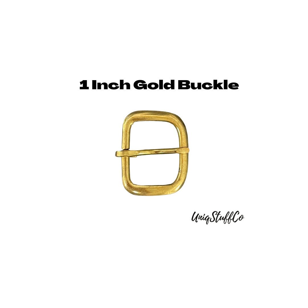 1 Inch Gold Finish Buckle Gold Buckle Etsy