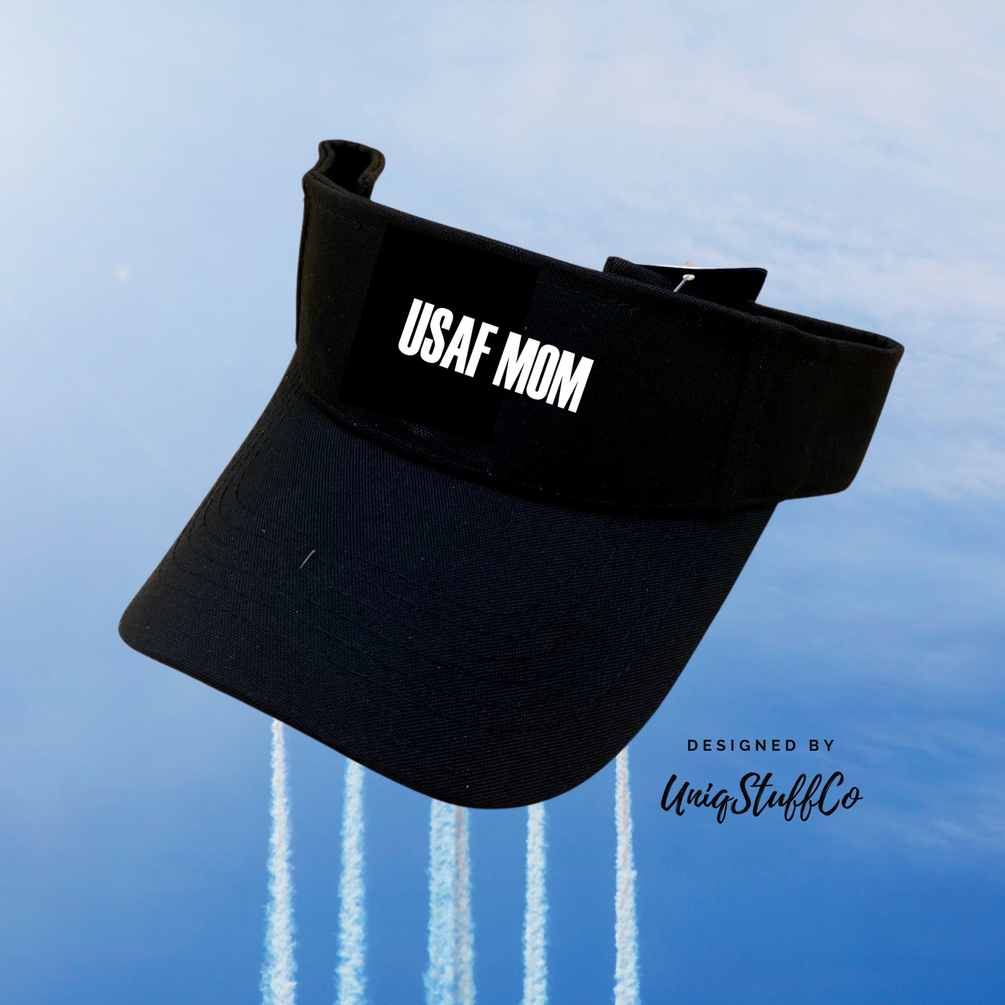 USAF Mom sun Visor Hat for Outdoor