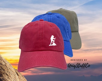 Mountain Hiking Baseball Cap Dad Hat Low Profile Cotton Hat Unisex Cap - Perfect for Outdoor - Daily Outdoor Hat - One Size fits All - DSN 6