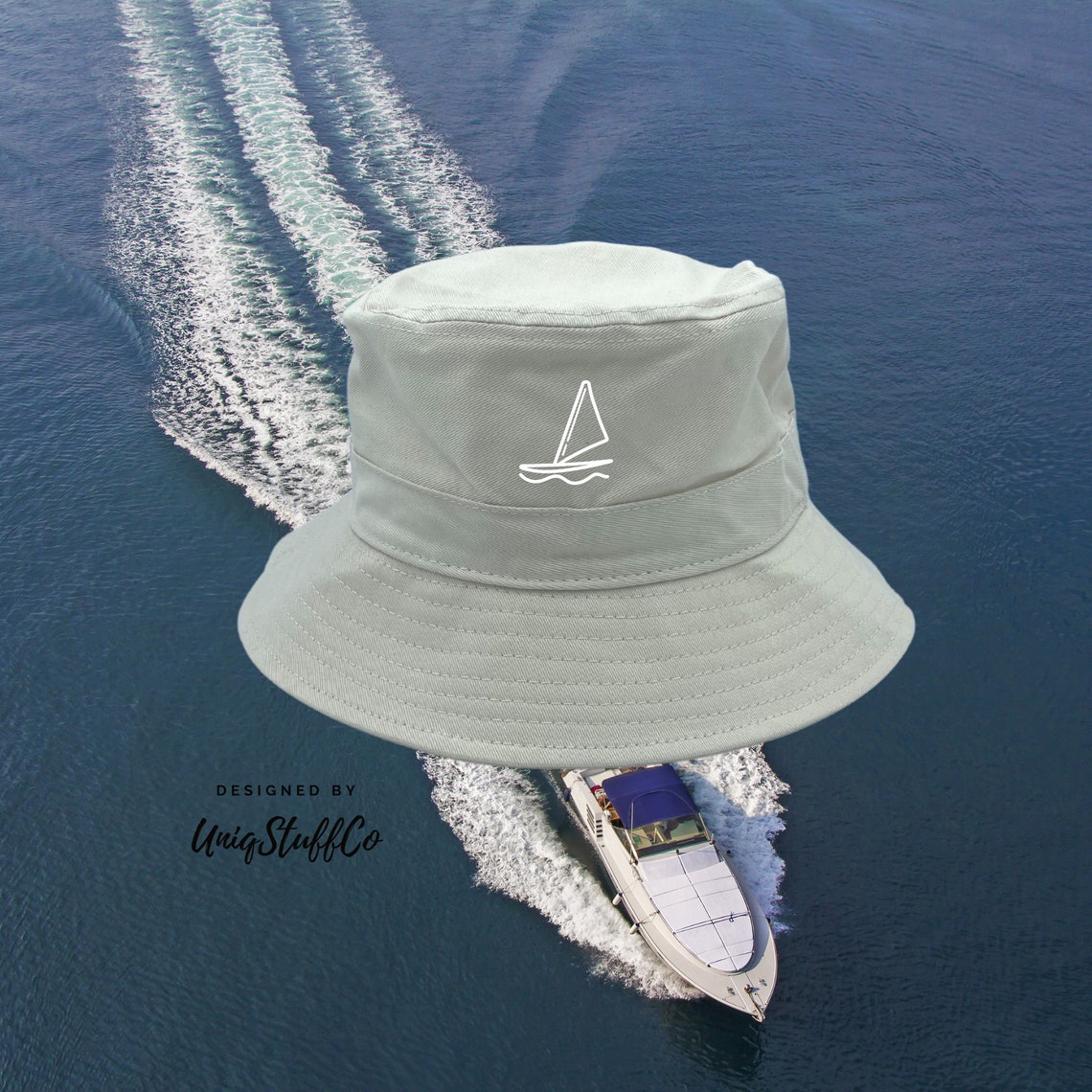 Sailing 2 Boat Bucket Unisex Hat Trendy Outdoor Summer Beach Etsy