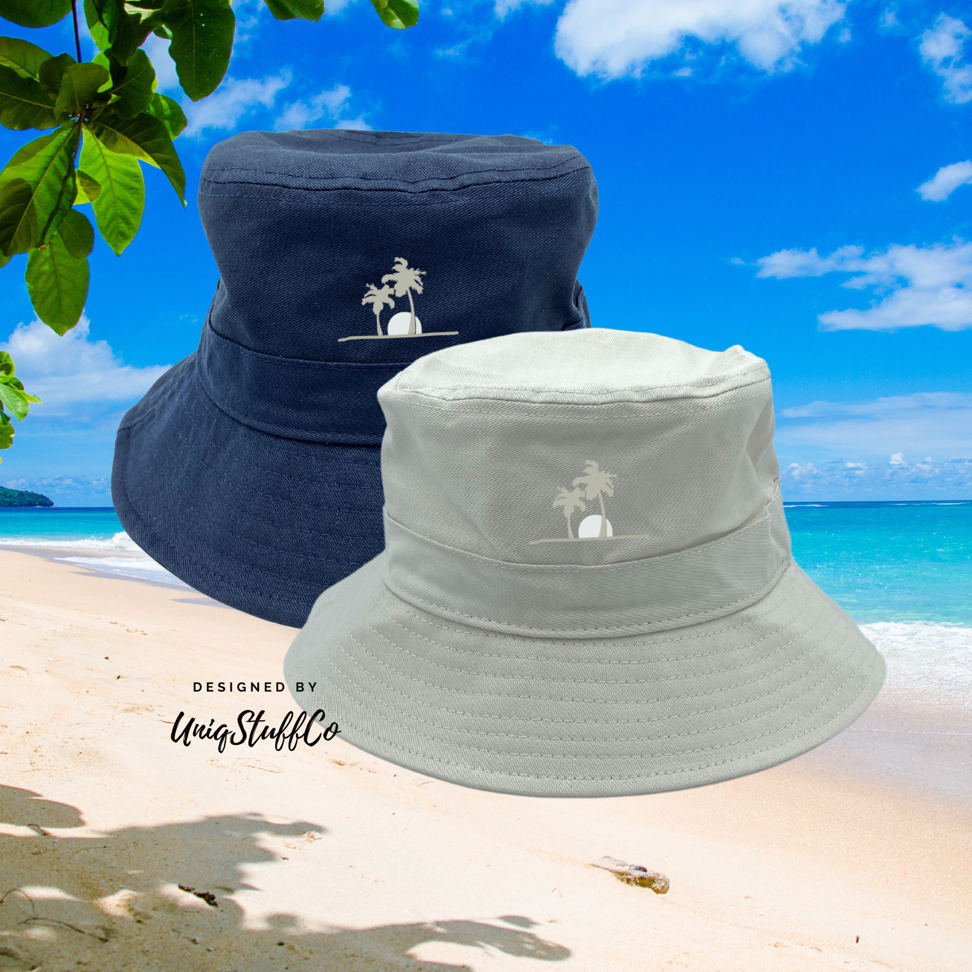 Palm Tree Bucket Hat - Etsy Canada
