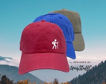 Mountain Hiking Baseball Cap Dad Hat Low Profile Cotton Hat Unisex Cap - Perfect for Outdoor - Daily Outdoor Hat - One Size fits All - DSN 4