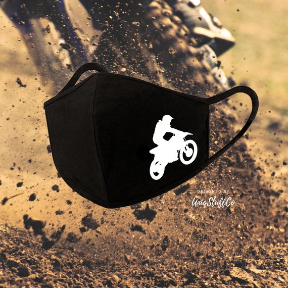 Motorcycle Face Mask Dirt bike Face Mask 3D Pattern Reusable | Etsy