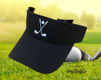 Golf Sun Visor for Golfer - Golf Hat - Sun Visor for golf - Golf Visor - Designed and Printed in USA -  One Size For All