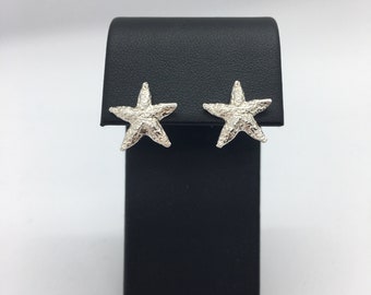 sterling starfish earrings