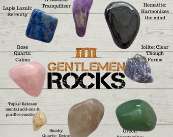 Gentlemen Rocks Headache Crystals for Men - Natural Relief for Migraines and Headaches