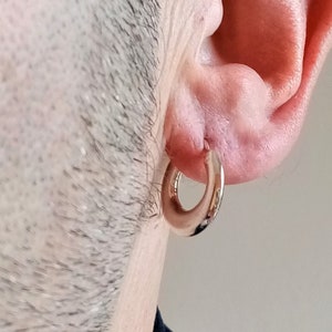 Oval 925 silver hoop  14 mm · Pirate silver hoops · R. L. Stevenson Silver