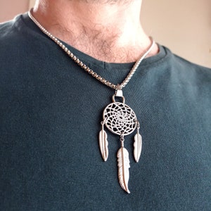 Dream catcher necklace for guys shop