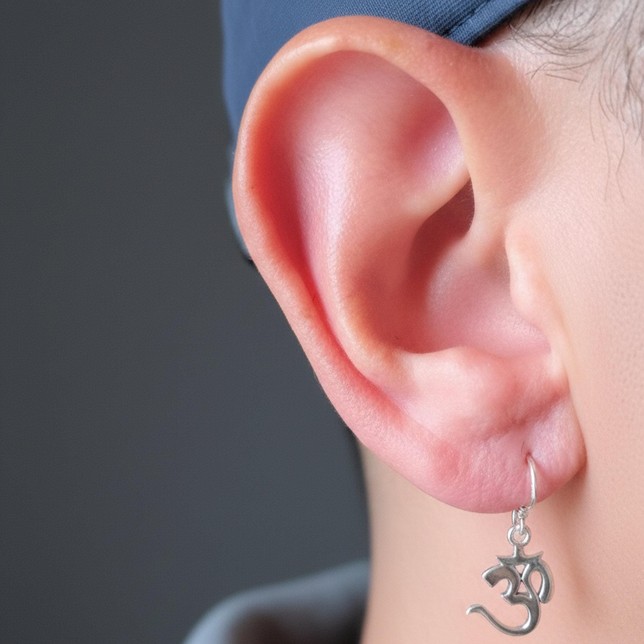 Orecchini A Fila Lunghi In Argento Sterling .925 Con Simbolo Mano Di Dio Hamsa – Gioielli Spirituali Per Donne E Ragazze - 5