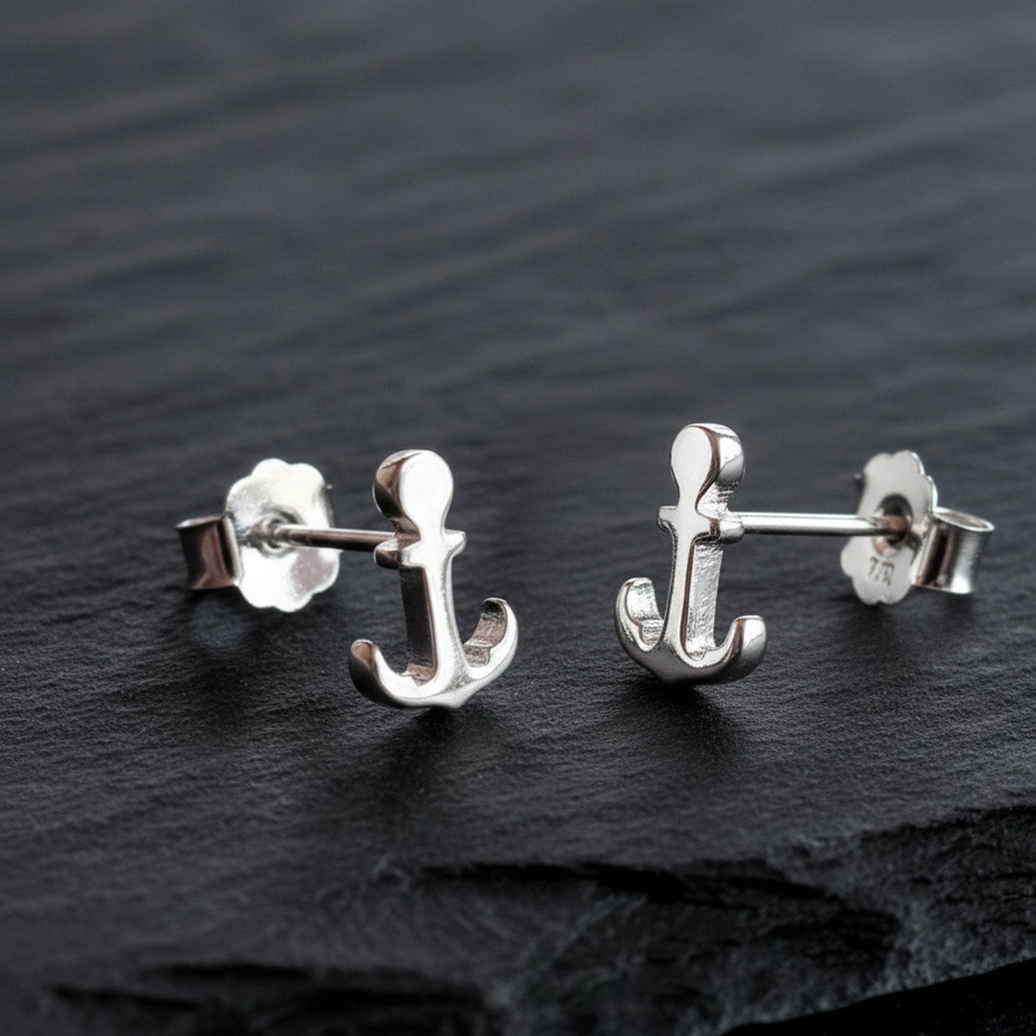 Orecchini a bottone in argento sterling con perle per bambini