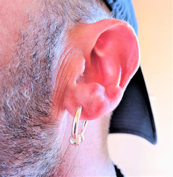 Silver Hoop · 925 Silver Hoop Earring With 3 Silver Charms
