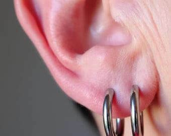 Orecchino Per Trago A Forma Di Geco In Acciaio 316L Con Zirconi - Gioiello Donna, Colore Argento - 4