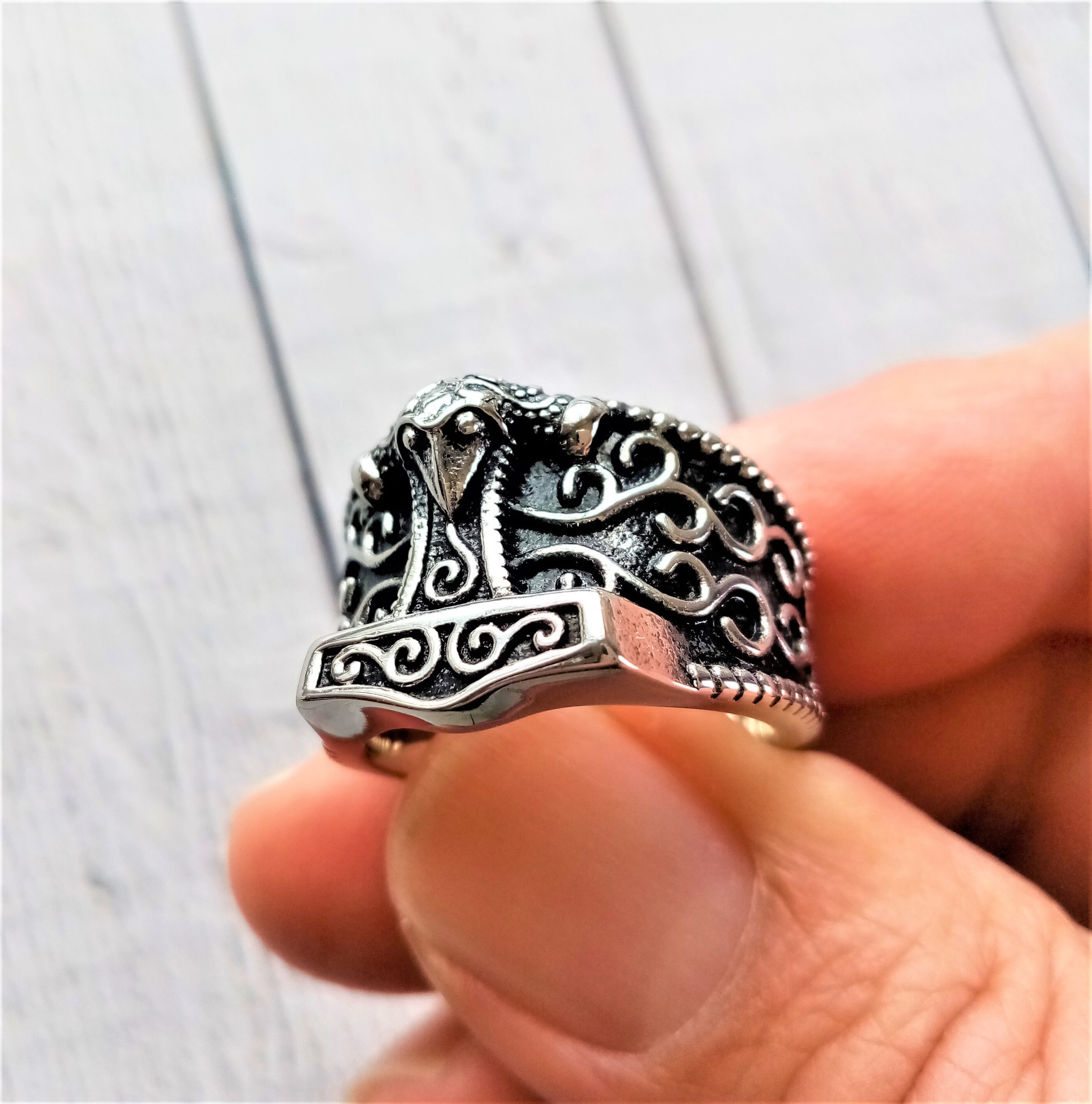 Mjölnir Martello di Thor in bronzo | Ciondolo vichingo autentico