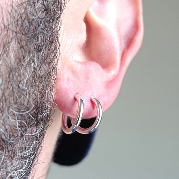 【TRES】Wide hoop Pierce (Silver) TRES】Wide hoop Pierce (Silver) TRES】Wide hoop Pierce (Silver