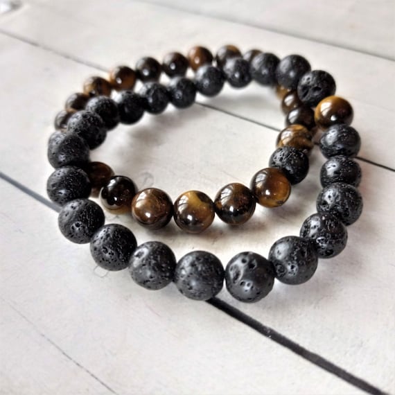 Lava rock and hotsell tiger eye bracelet meaning