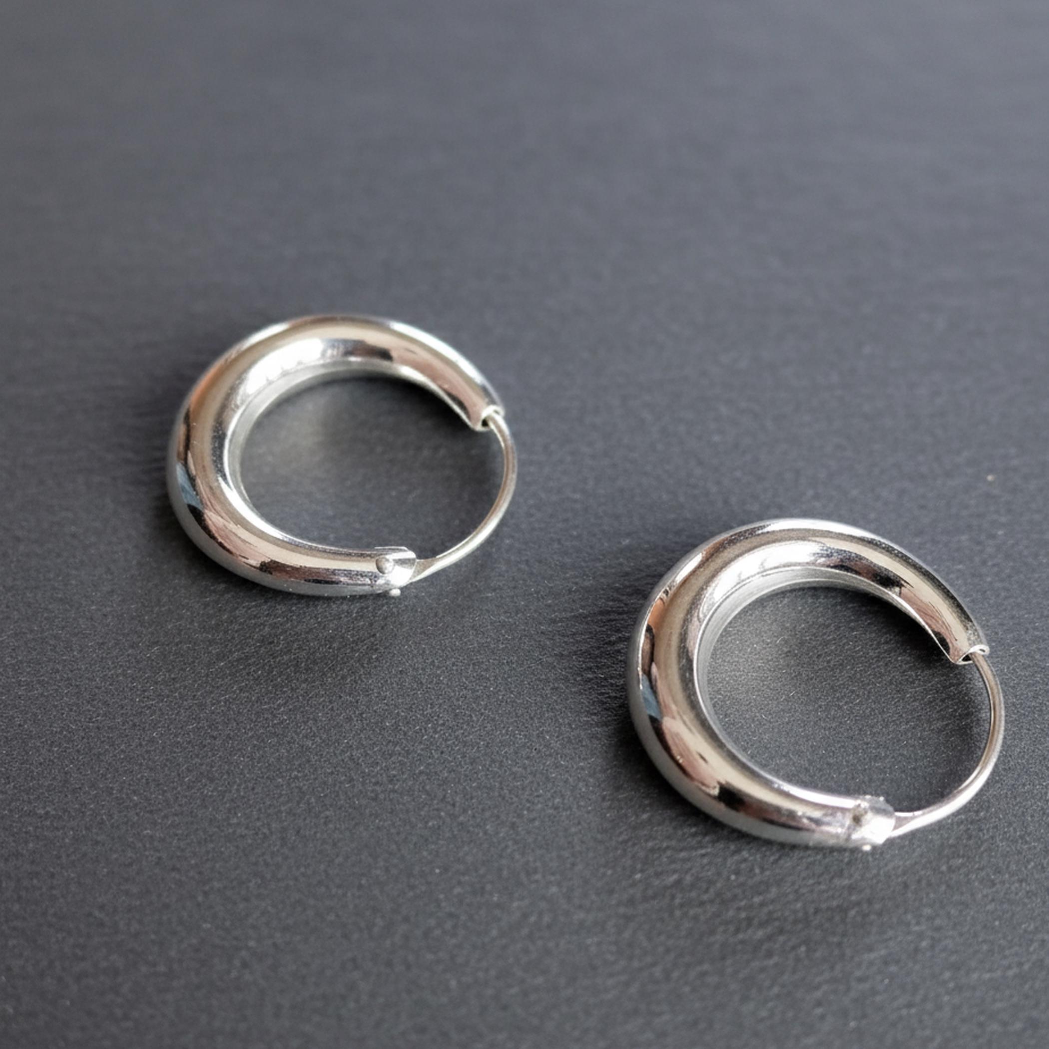 アクセサリー vintage hoop design pierce silver 925 925 Sterling