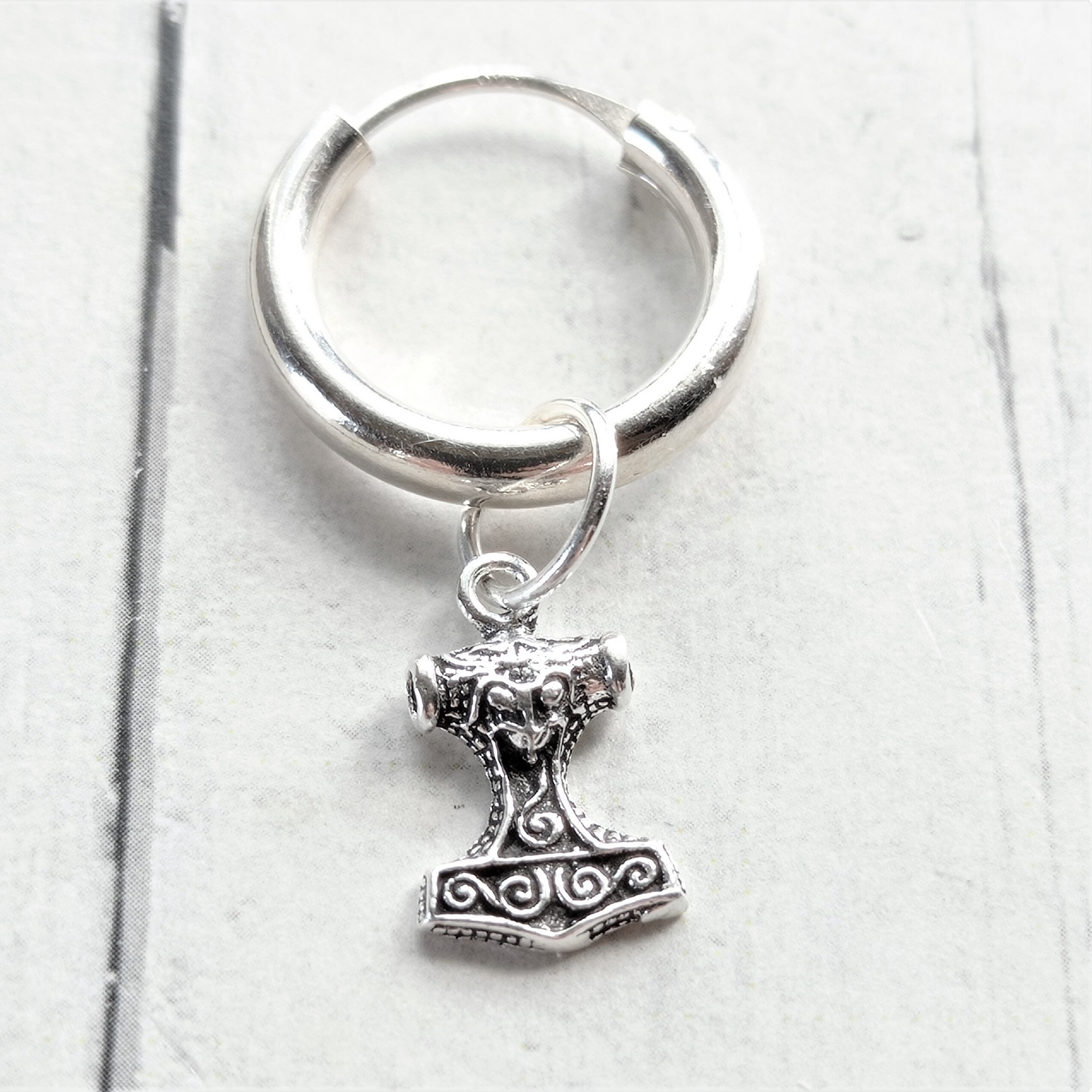 【Byweekend】[silver925] Hammer earring ピアス Hammered Earring Simple 925 Sterling Silver Earring Everyday