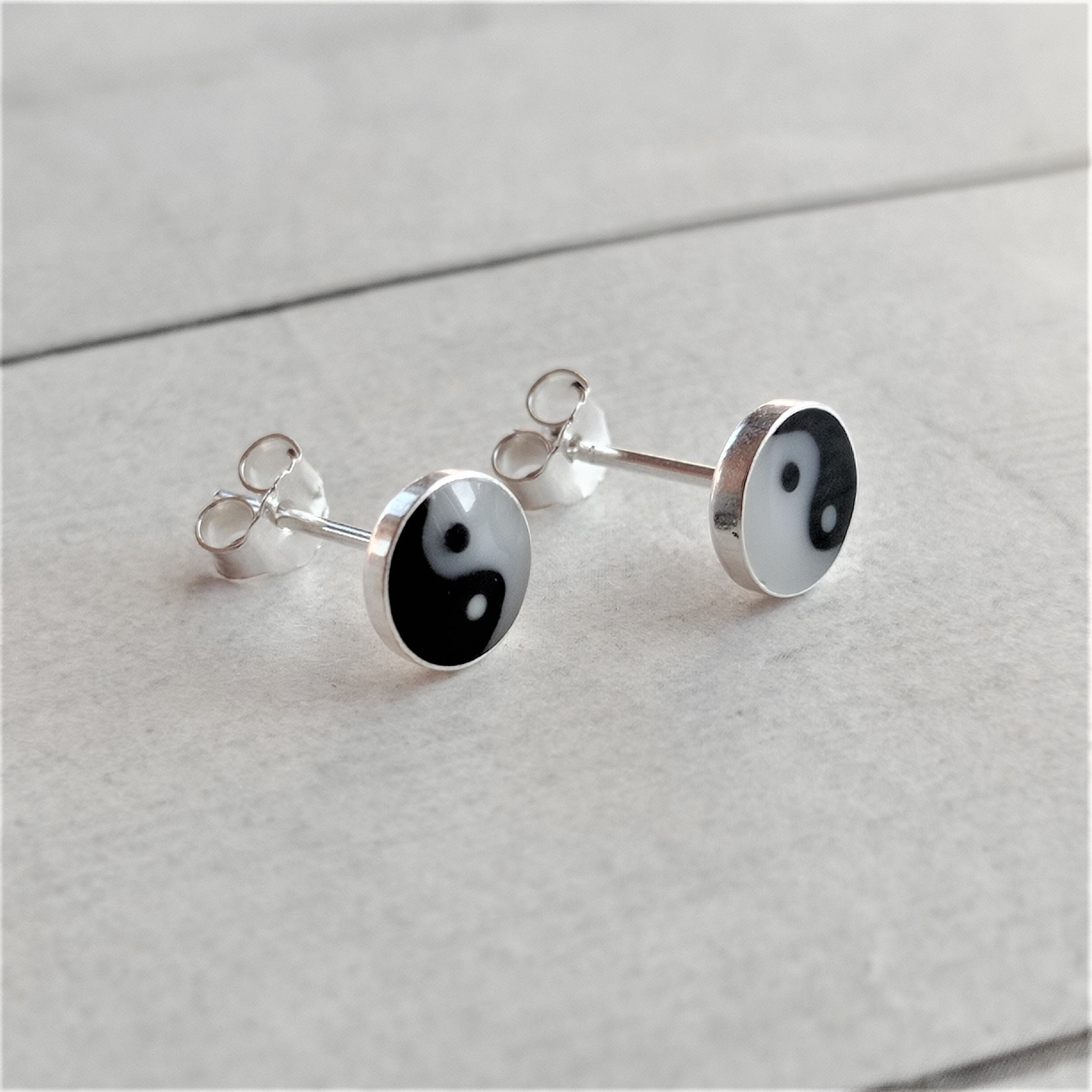 Elli Orecchini Ying Yang Argento Sterling 925