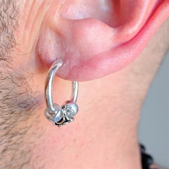 Boucles D'oreilles Créoles Argent Sterling 20 Mm - épaisses Et Brillantes