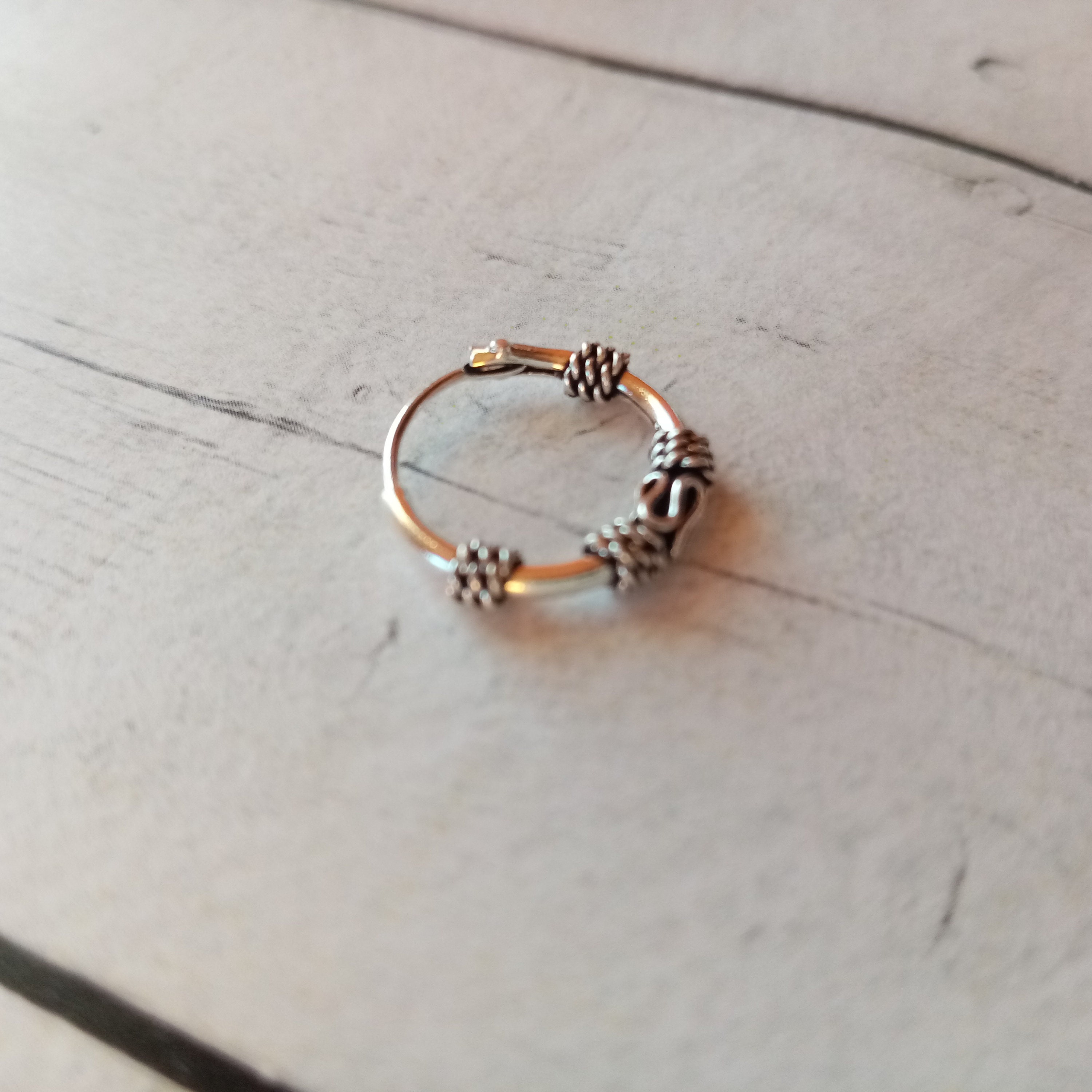 Orecchini a cerchio lucidi in argento 925 sterling D.C