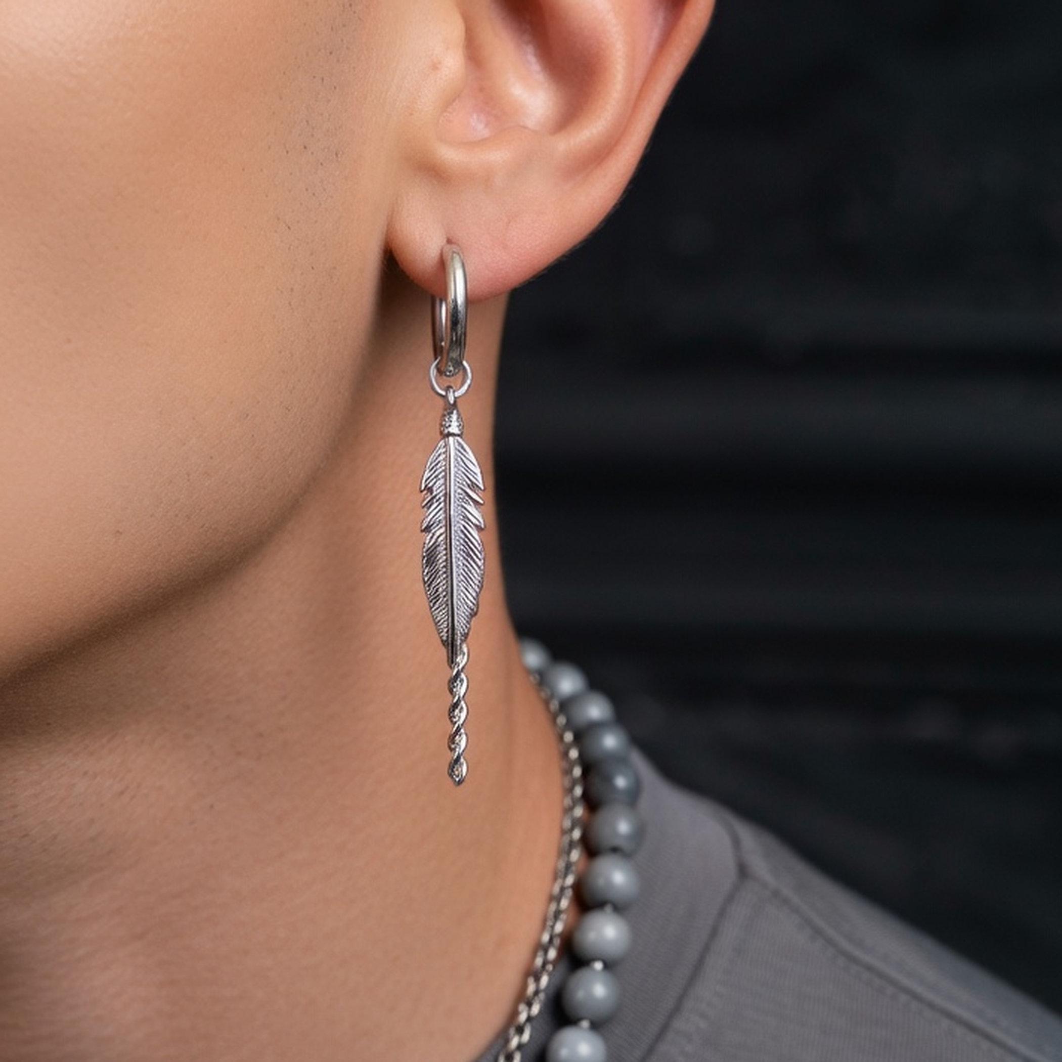 Helen de Lete S925 - Orecchini pendenti in argento sterling con