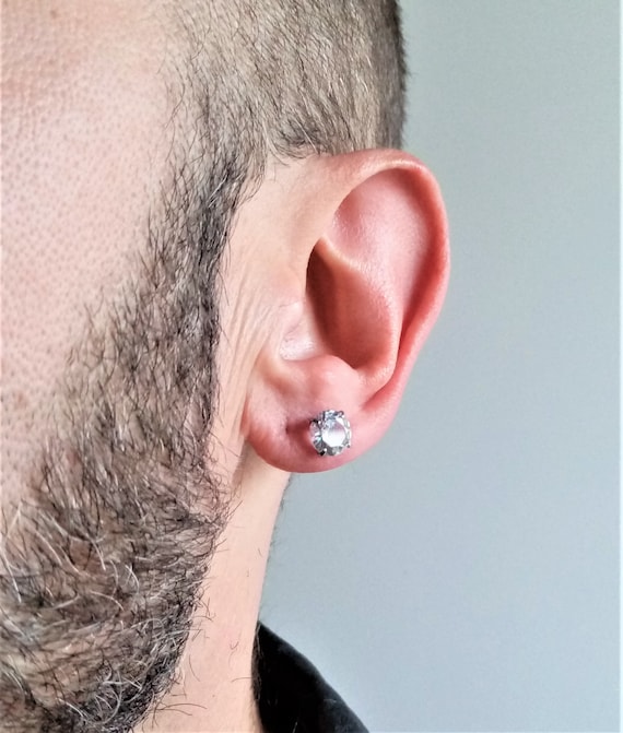 Buy Valentine jewellery Stainless Steel Mens Earrings Combo Black Gold  Silver Piercing Screw Bali Stud Hoops Earing Multicolor Earrings Combo for  men boys Unisex at Amazon.in