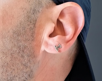 Vendita Base per Orecchini Acciaio - Fondello 8mm
