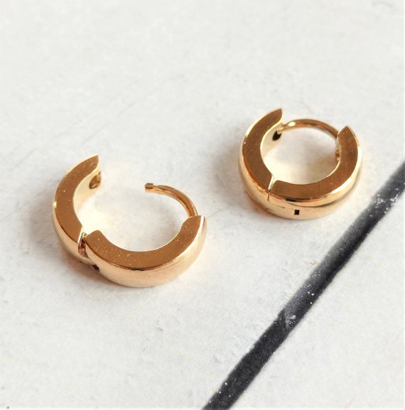 Orecchini da 20 mm a cerchio da decorare - Acciaio inossidabile 304 Dorato x2 - Perles & Co