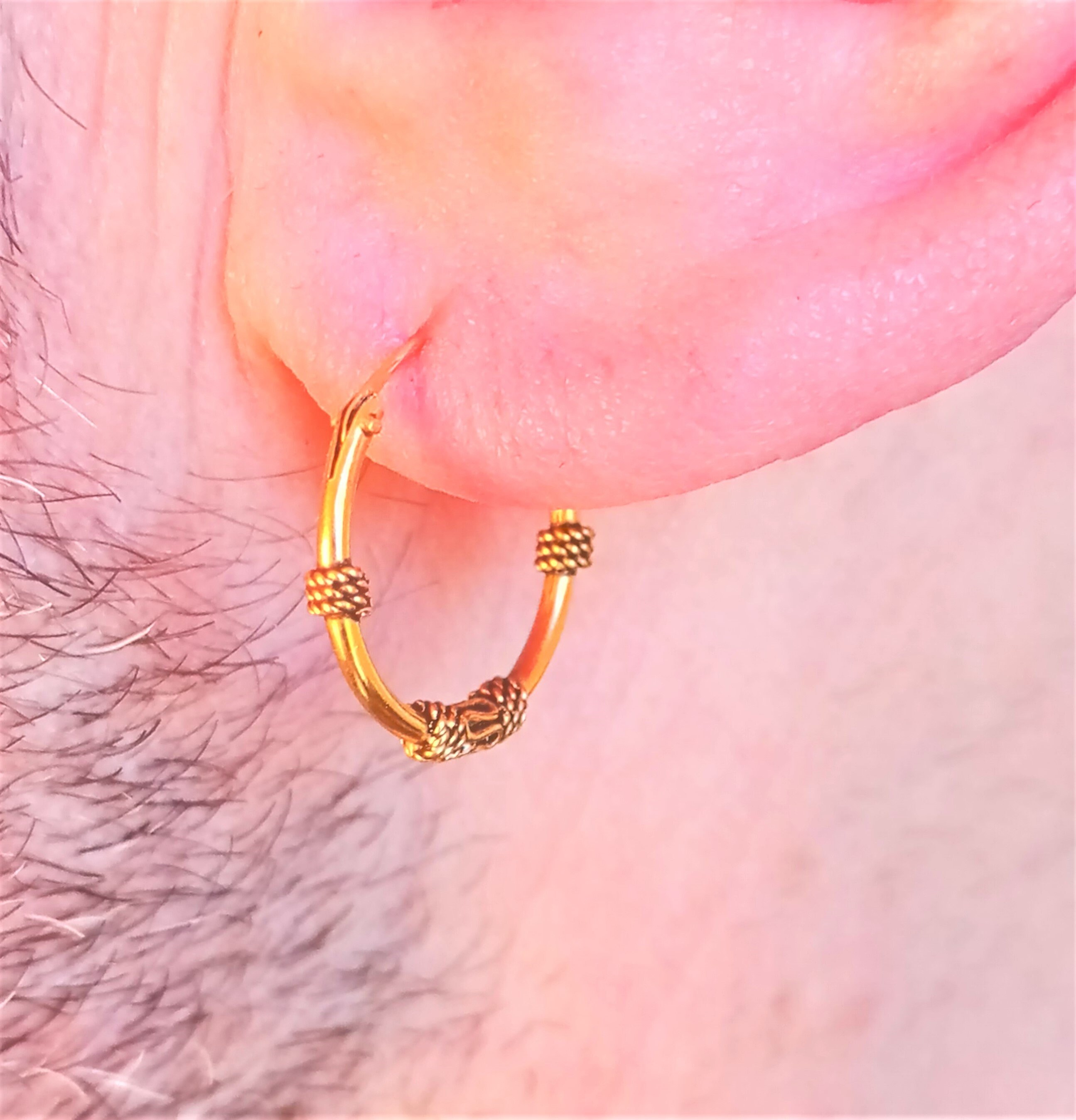 Pirate hoop earrings
