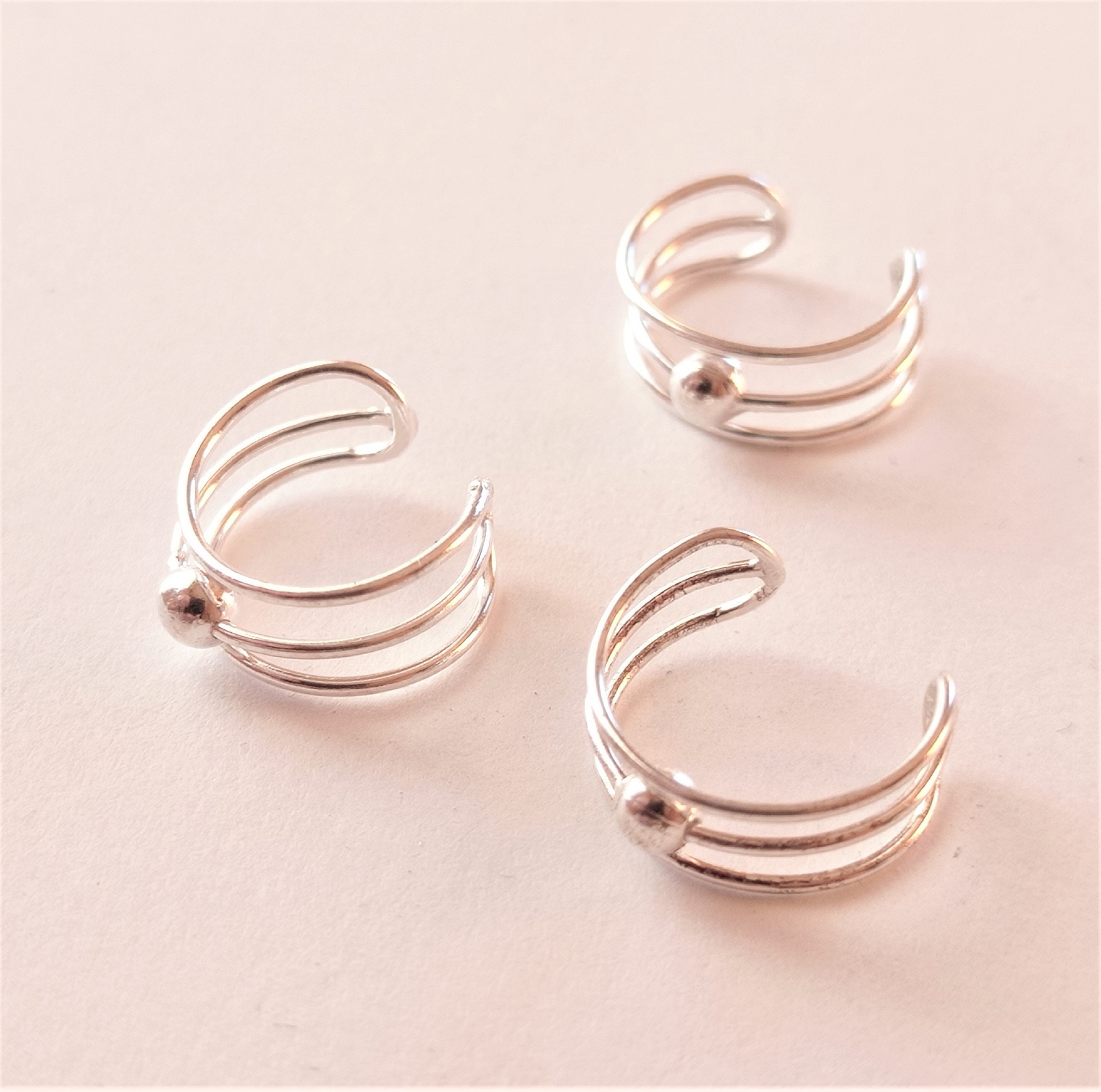 ピアス Nonenon DOODLE EARCUFF(5mm)SILVER925(18K GOLD PLATED) men126 Manon Earrings – Lili Claspe