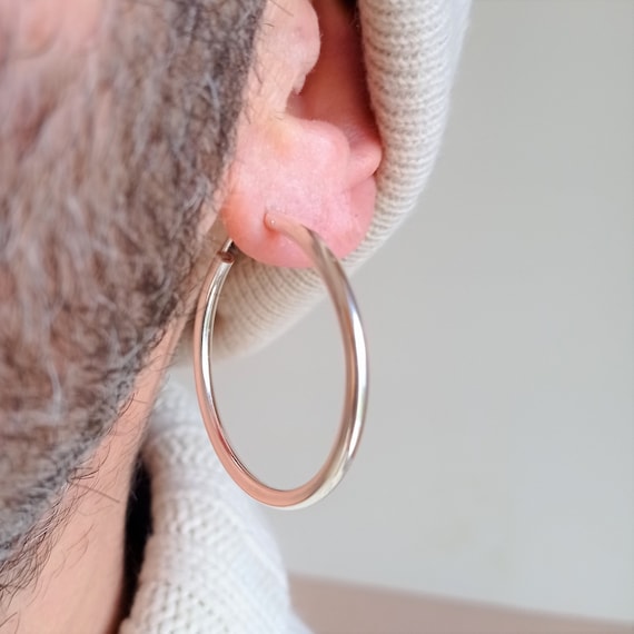Xxl hoop hotsell earrings