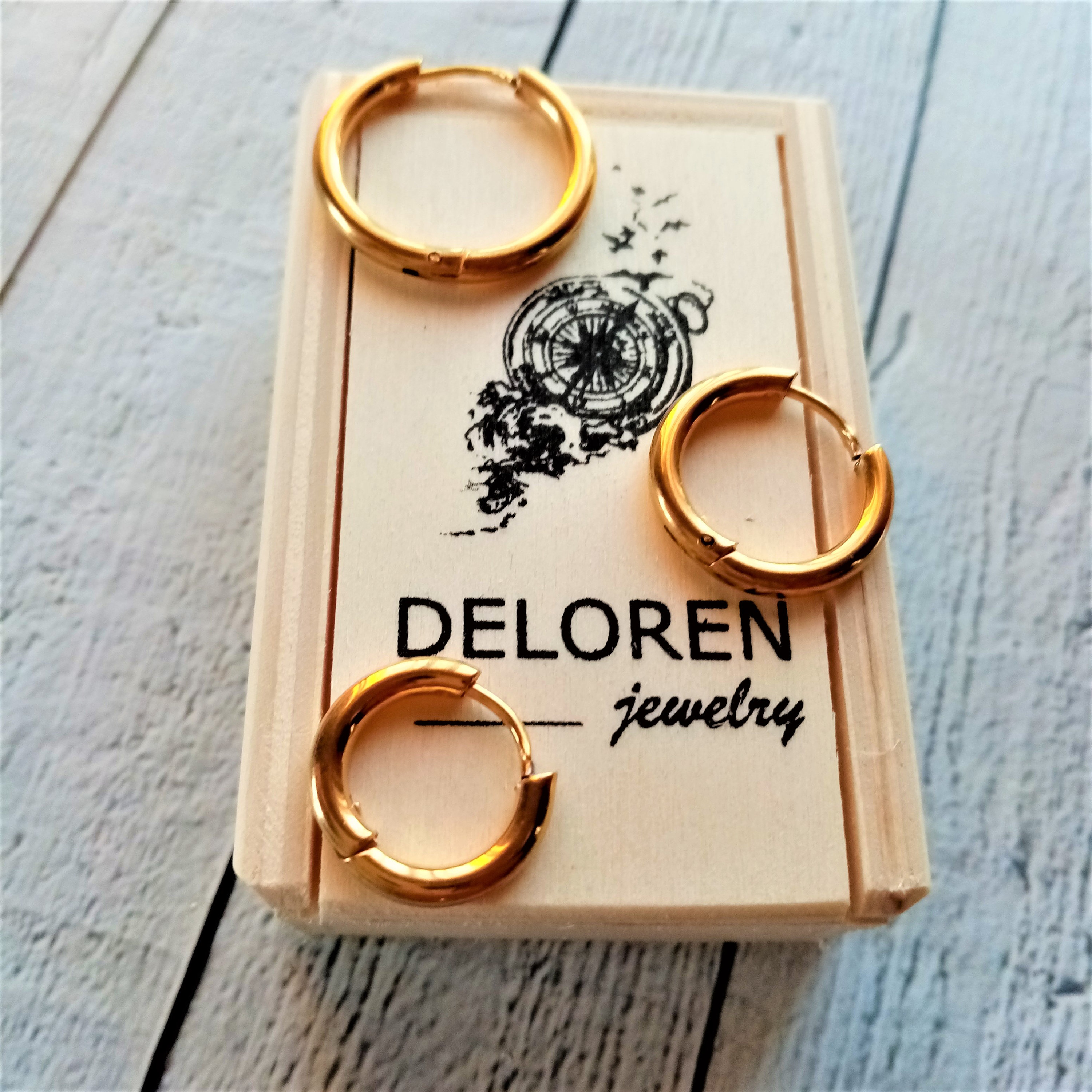 Orecchini Perno Design Ovali Arrotondati Intracciati 26mm Placcato Oro 3 Micron X2 P 318931 - Foto 7