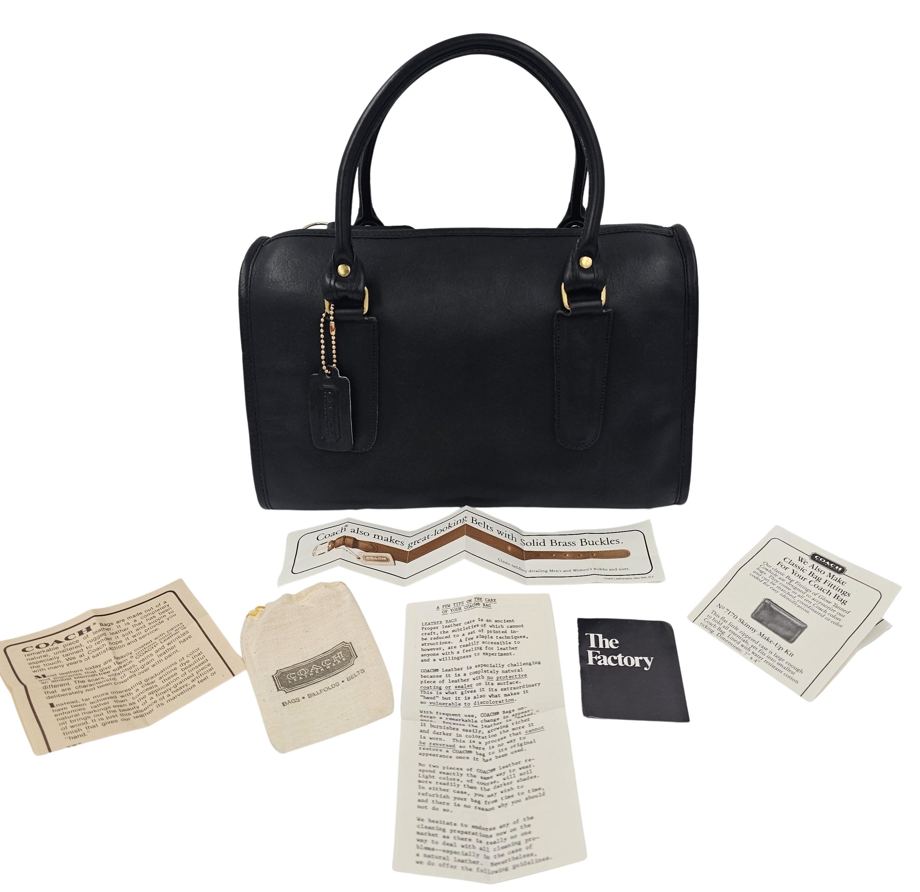 希少レアVintage Coach Beaumont Doctor's Bag Vintage coach doctor bag - Gem