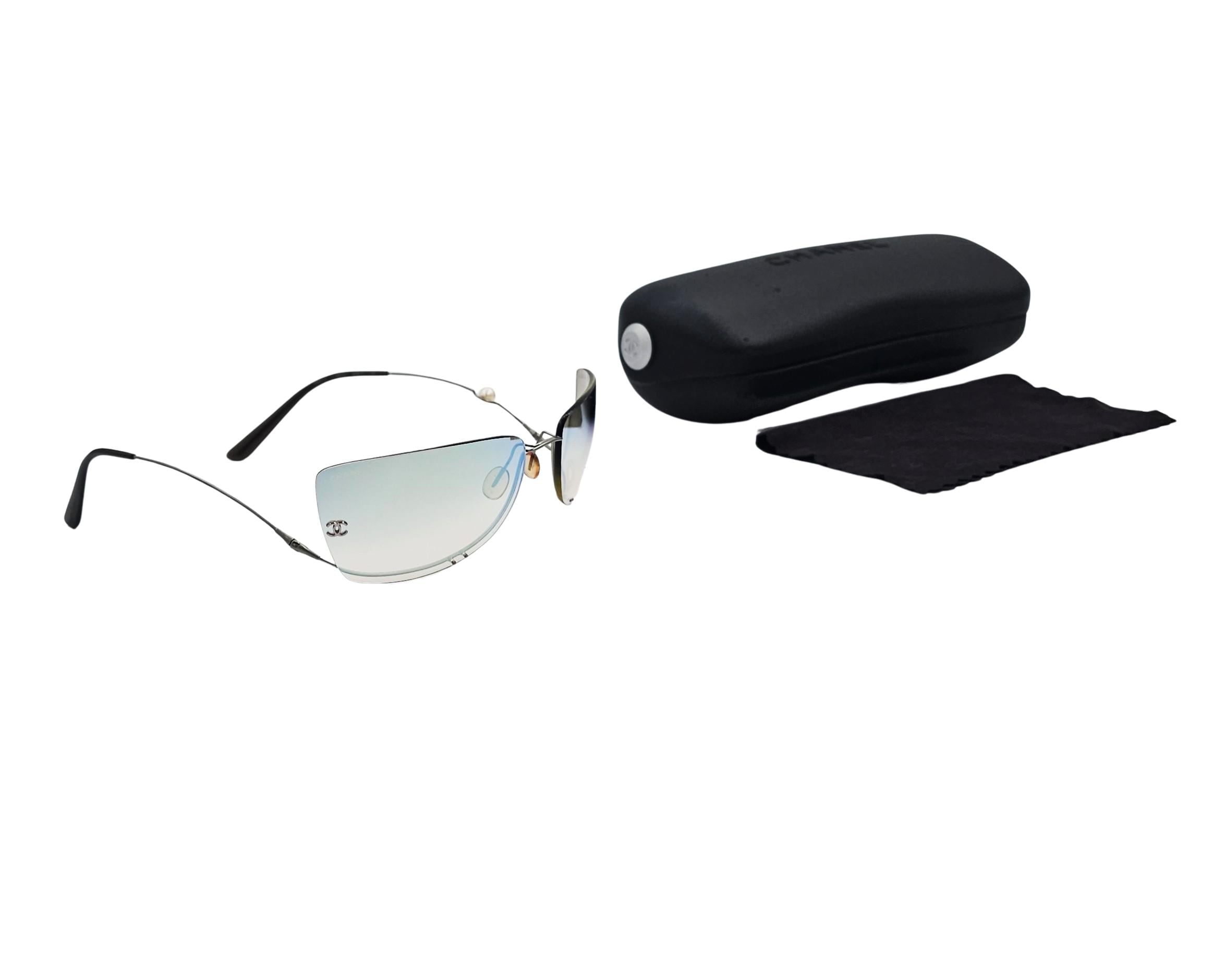 Y2k Vintage Chanel Sunglasses - Etsy