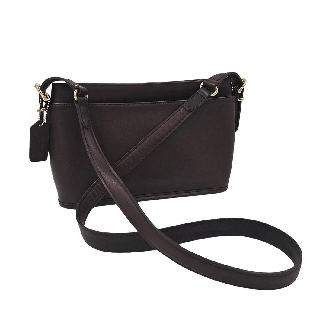 Vintage COACH Equestrian Zip Shoulder / Crossbody Bag #9802