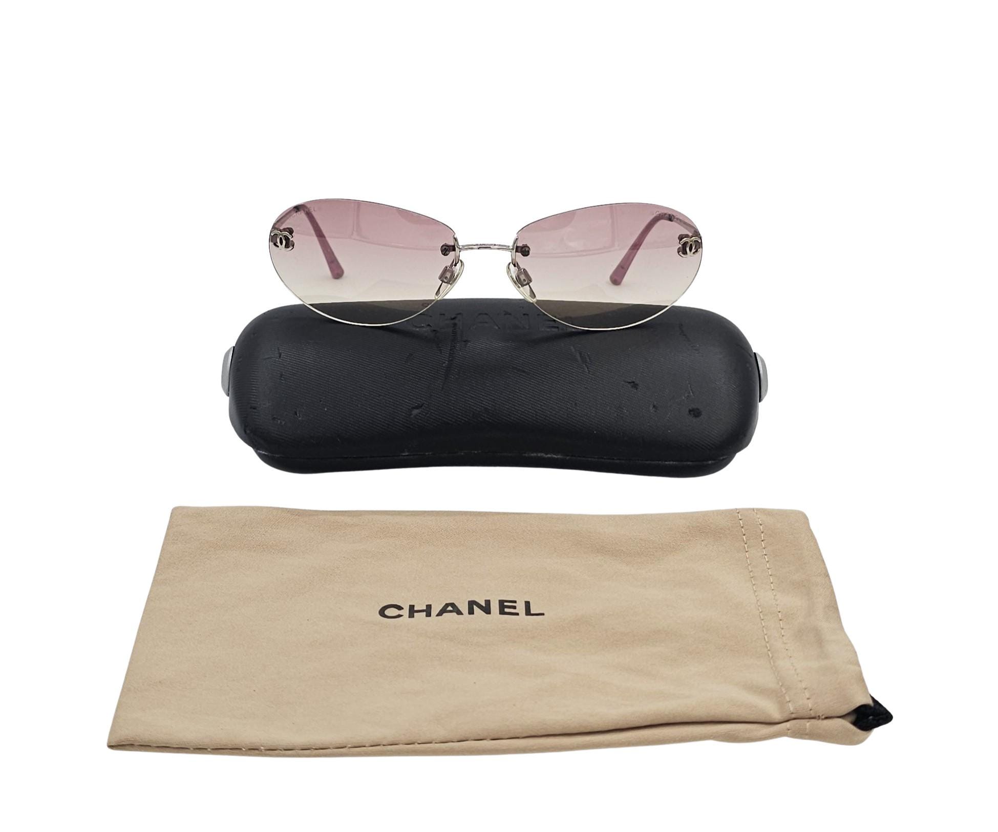 Y2k Vintage Chanel Sunglasses - Etsy