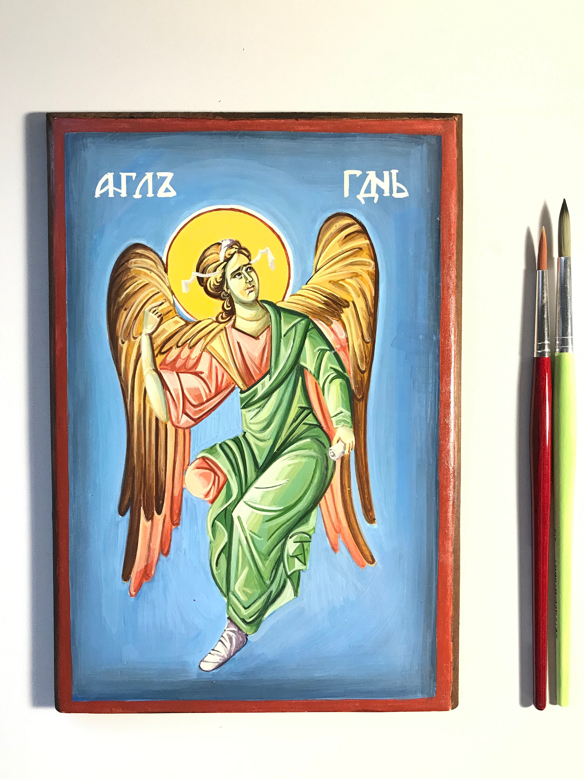 Angel Symbol of Innocence Orthodox Icon Etsy