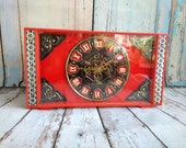 Soviet clock quot Molniya quot , Vintage table clock, Old Soviet clock table, Clock from the 70s.