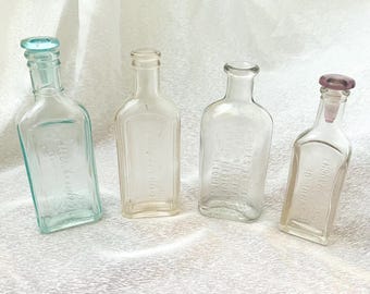 Antique Glass Medicine Bottles