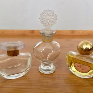 Set of 3 Vintage 60s & 70&#39;s Avon Cologne Bottles, Somewhere, Here&#39;s My Heart and Brocade Fragrances