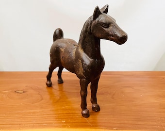 Vintage Metal Horse Statuette (heavy)