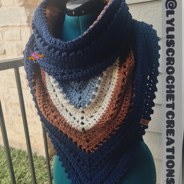 Echarpe à col châle/Foulards/écharpe au crochet sur mesure