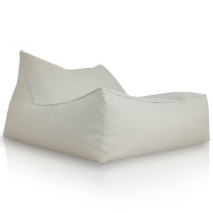 Aiire Sofa Outdoor Sitzsack XXL – Riesen-Sessel-Sitzsack mit Füllung inklusive Design für Garten, Terrasse oder Pool – Sitzsack-Loungesessel