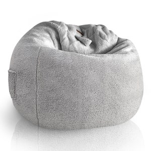 XXL bean bag cover for living room for adults or young people - Giant gamer bean bag without filling for teenagers or children&#39;s room decoration