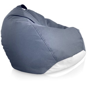 Outdoor-Birnen-Sitzsack mit Füllung inklusive für Terrasse oder Garten – Sitzsack-Stuhl oder XXL-Bodenkissen für Jugendzimmer-Dekoration