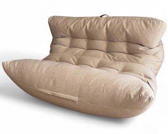 Poltrona a sacco doppia Aire XXL – Pouf gigante per 2 persone con imbottitura inclusa – Poltrona a sacco, letto per bambini o divano per adulti